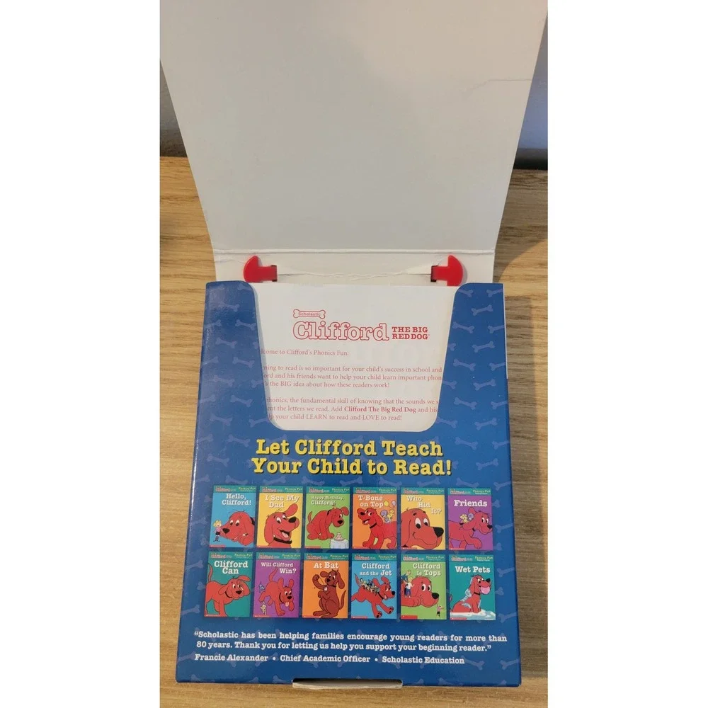 Scholastic Clifford the Big Red Dog Phonics Reading Program Pack 1 12 Book Set